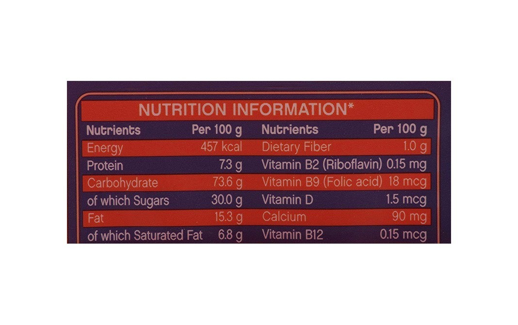 Cadbury Bourn Vita Biscuits 9 Tiffin Packs For Days   Pack  250 grams